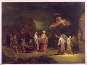 Los Magos yendo a Belén